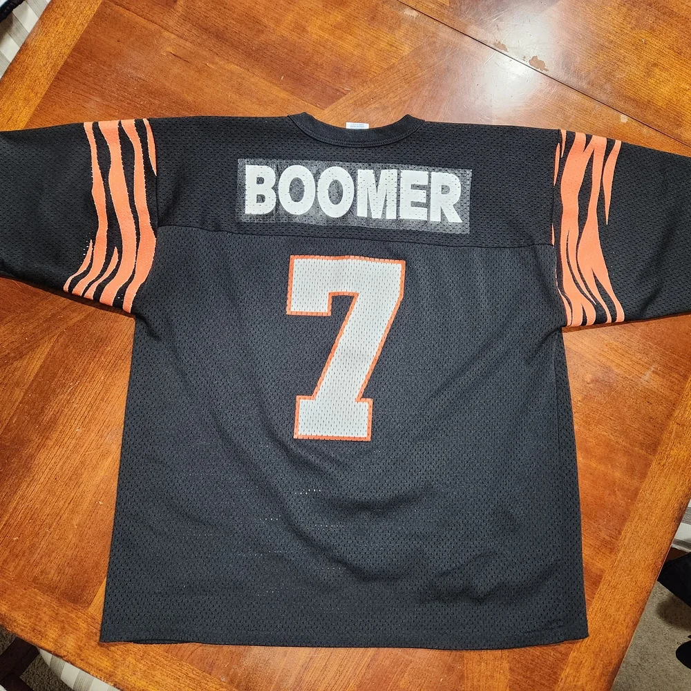 Vintage Logo 7 Cincinnati Bengals Boomer Jersey Men Size Large - Picture 1 of 5